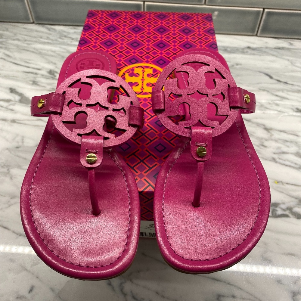 Tory Burch Miller Dark Fuchsia Size 9